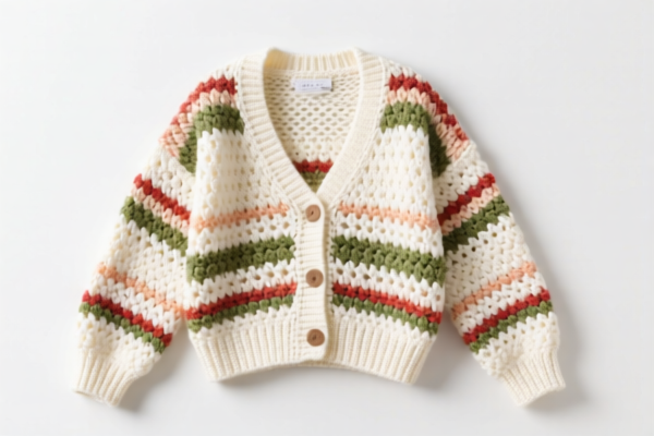 Women's crocheted cardigan