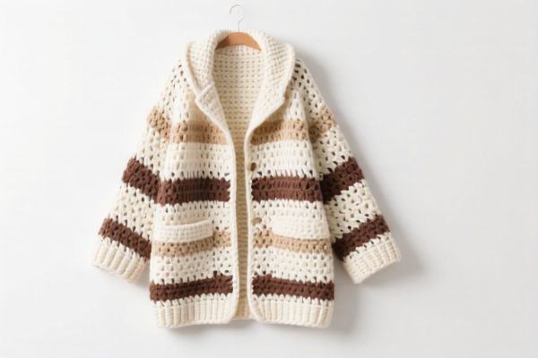 Women's crocheted coat