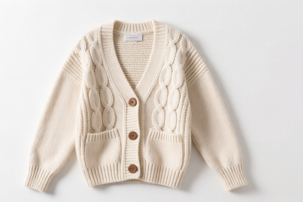 Women's knitted cardigan