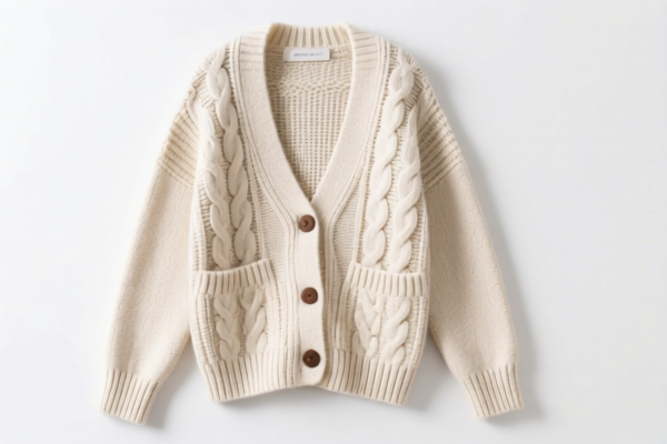 Women's knitted cardigan
