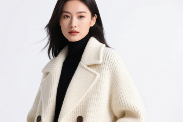 Women's knitted coat