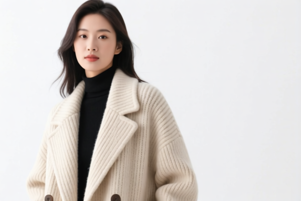 Women's knitted coat