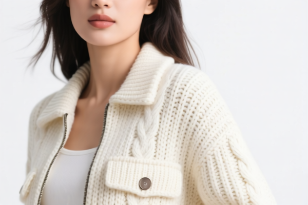 Women's knitted jacket