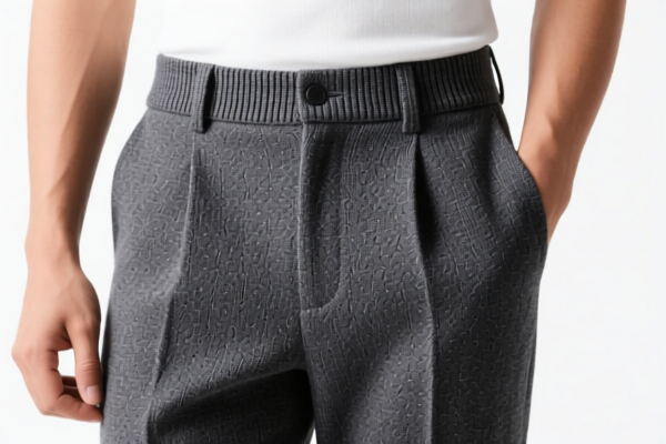 Men's knitted work trousers
