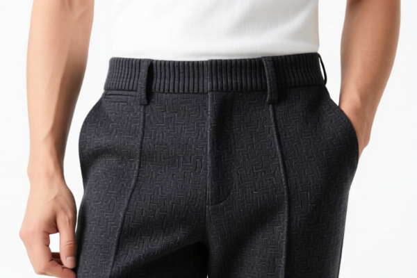 Men's knitted work trousers