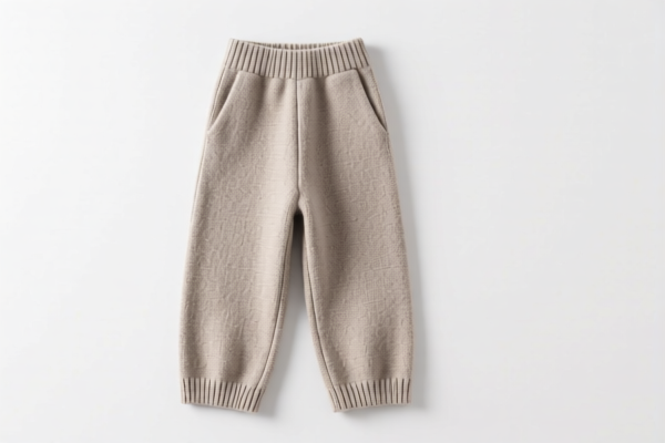 Girls' knitted casual trousers