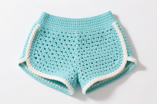 Women's crocheted sports shorts