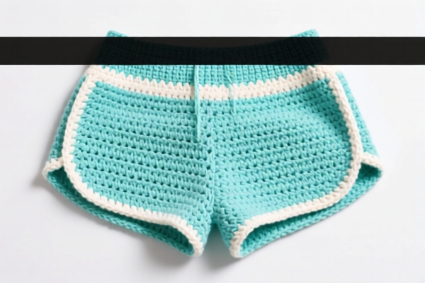 Women's crocheted sports shorts