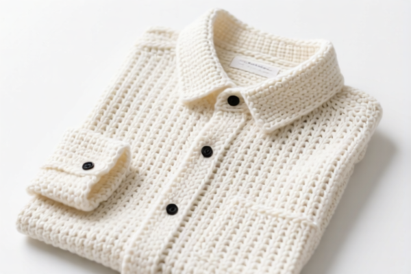 Cotton crocheted men's shirts