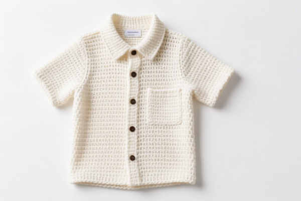 Cotton crocheted men's shirts