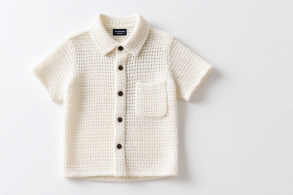 Cotton crocheted men's shirts