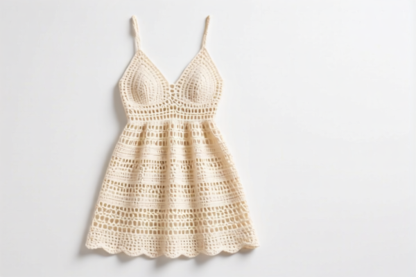 Women's crocheted summer dress