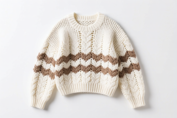 Women's crocheted sweater