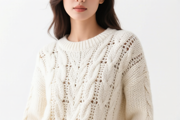 Women's crocheted sweater