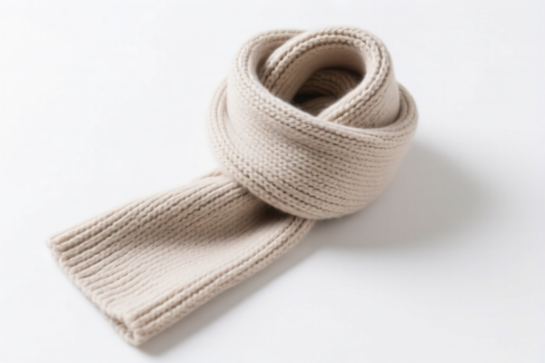Women's knitted scarf