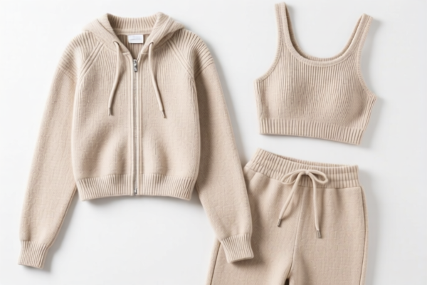 Women's knitted sportswear set