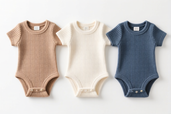 Children's Elastic Knitted Bodysuits