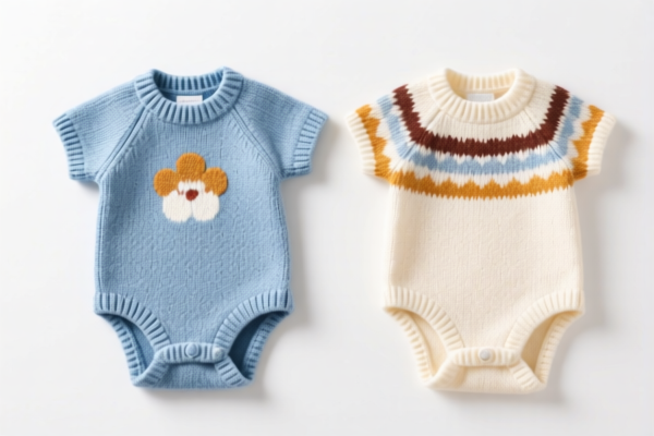Other Material Children's Knitted Bodysuits