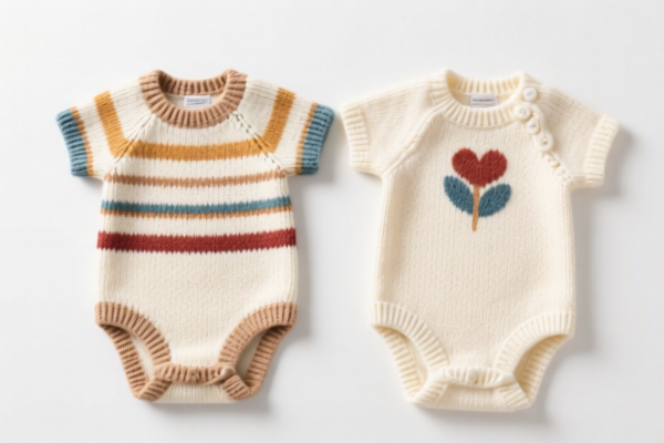 Other Material Children's Knitted Bodysuits