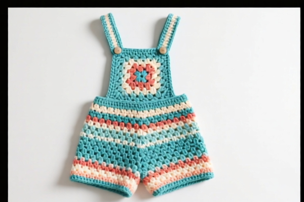 Women's Crocheted Coveralls