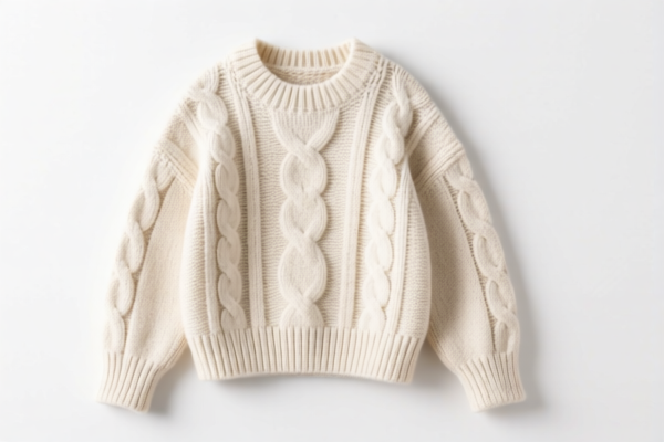 Girls' knitted sweater