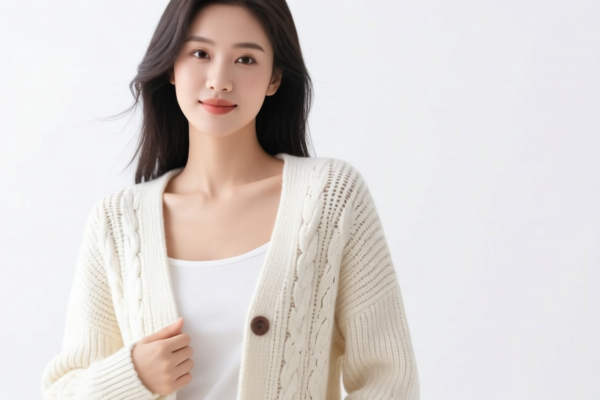Women's knitted cardigan