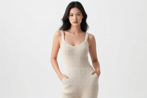 Women's knitted jumpsuit