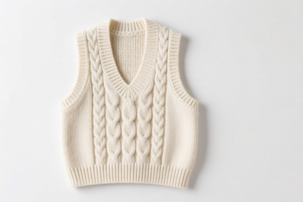 Women's knitted vest