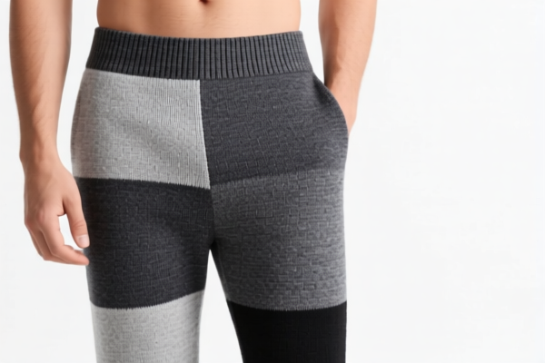 Men's blended knitted pants