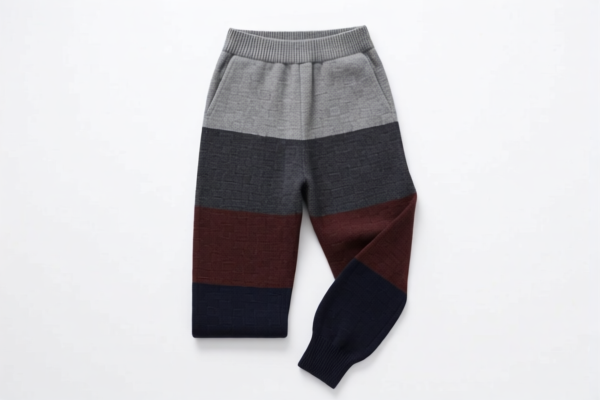 Men's blended knitted pants