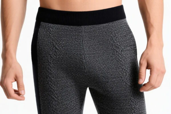 Men's blended knitted pants