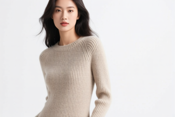 Women's wool knitted dress