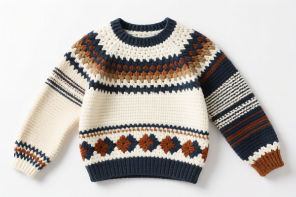 Crocheted Sweaters of Other Textile Materials