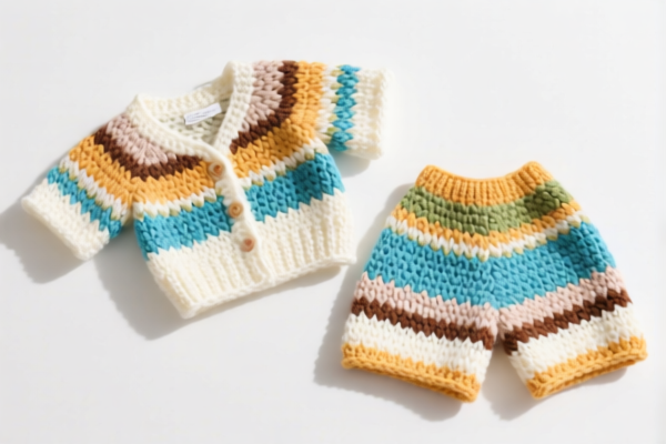 Other textile materials knitted_crocheted vacation apparel