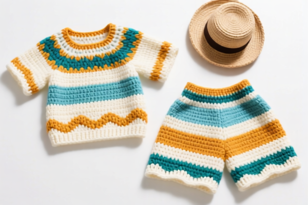 Other textile materials knitted_crocheted vacation apparel