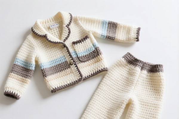 Crocheted sleepwear of other textile materials