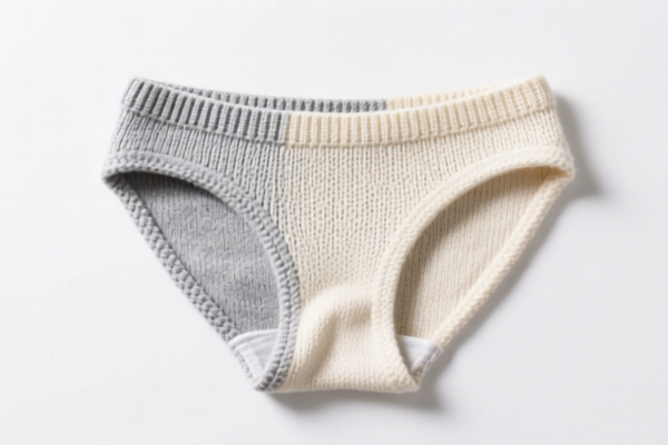 Knitted underwear of other textile materials
