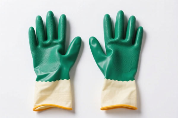 Agricultural Plastic_Rubber Impregnated Gloves