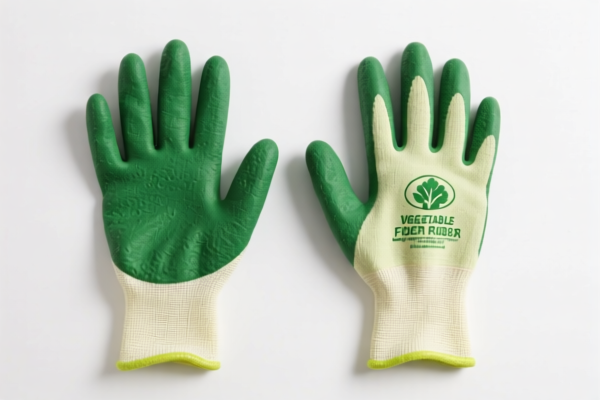 Vegetable Fiber Rubber Composite Gloves
