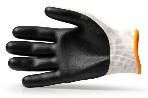 Cotton Work Gloves with Rubber Coating