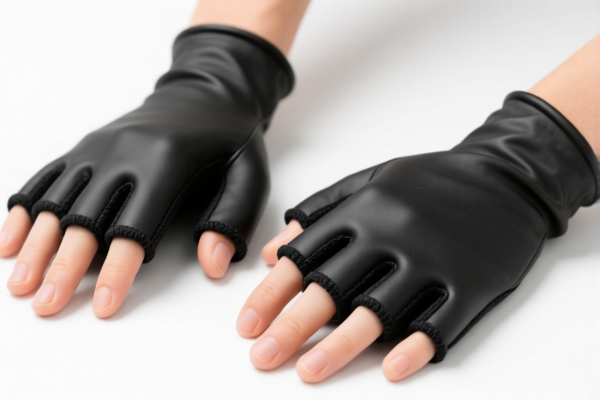 Rubber Coated Cotton Gloves (Fingerless)