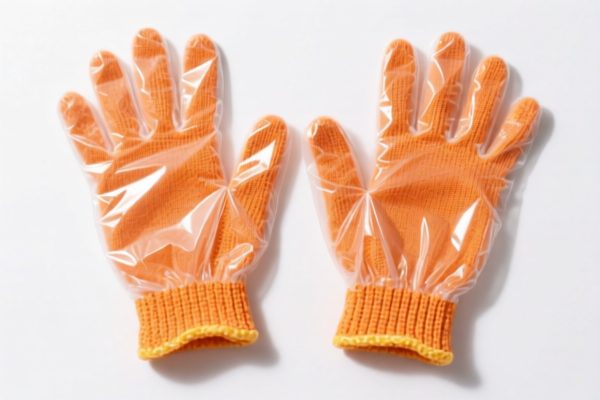 Plastic Coated Knitted Gloves