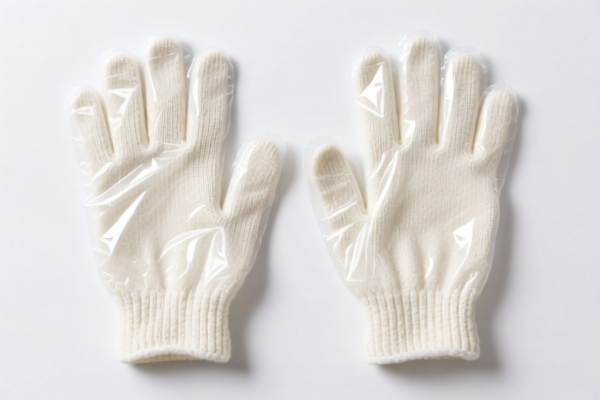 Plastic Coated Knitted Gloves