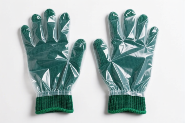 Plastic Coated Knitted Gloves