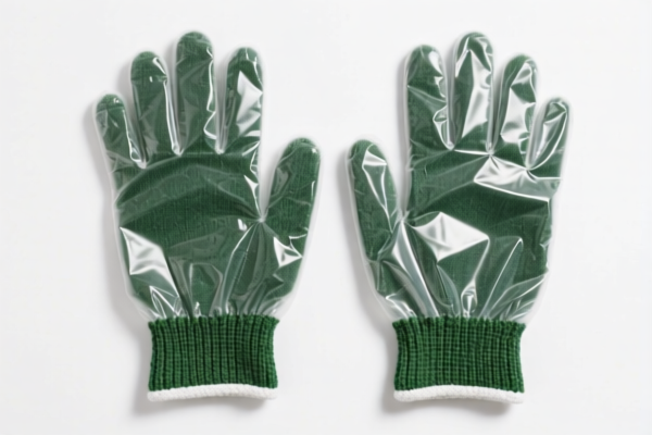 Plastic Coated Knitted Gloves