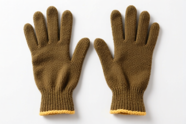 Rubber Coated Knitted Gloves