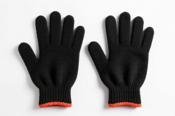 Rubber Coated Knitted Gloves