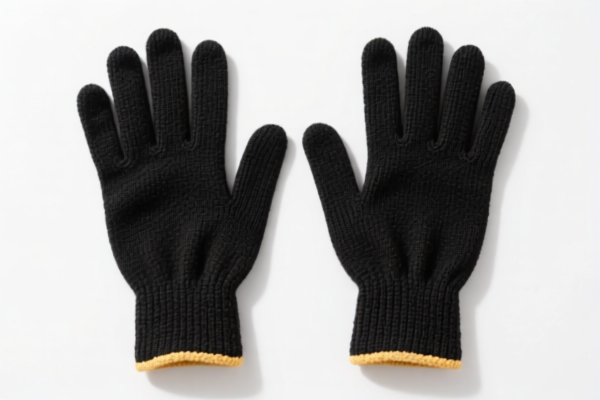 Rubber Coated Knitted Gloves