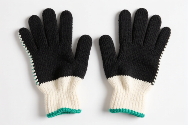Cotton Blended Rubber Impregnated Knitted Gloves