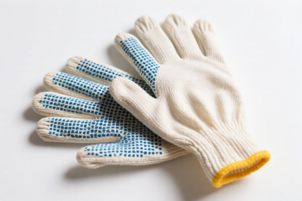 Rubber Coated Cotton Work Gloves